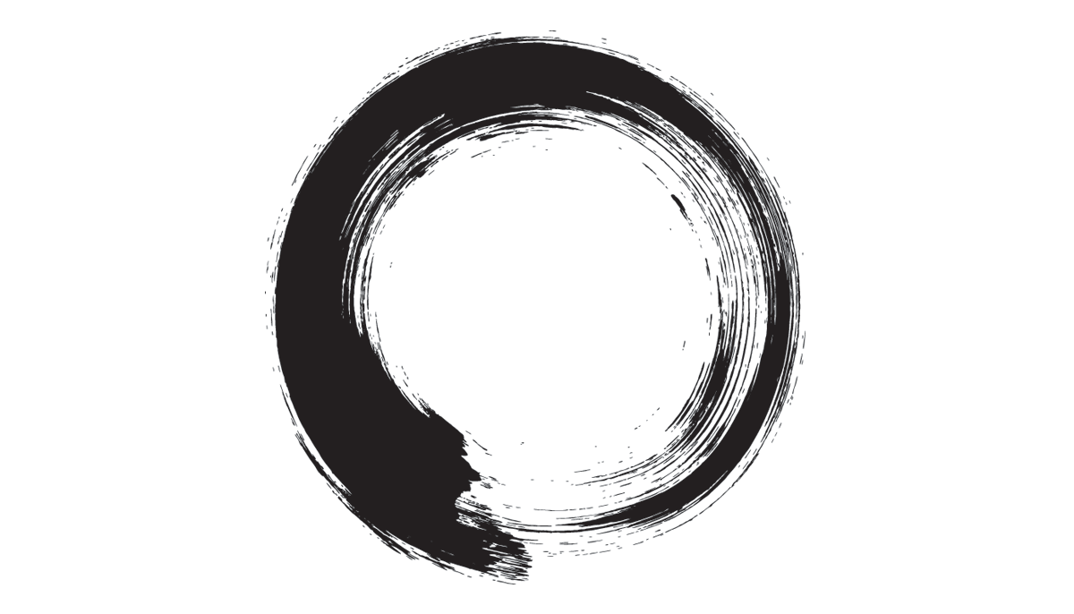 Enso symbol representing One Drop Zen